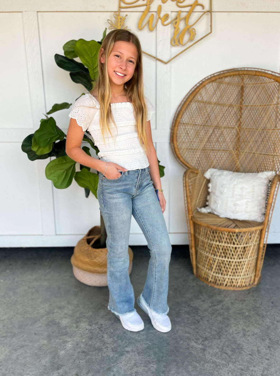 Girls YMI Medium Wash Denim