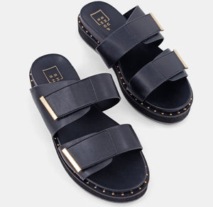 ShuShop Bethany Black Sandals