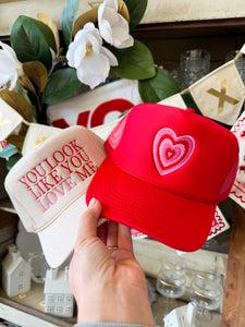 Hearts Trucker Hats