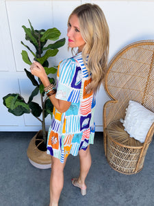 THML Beachy Printed Dress