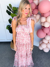 Load image into Gallery viewer, Rainey Pink Floral Dress