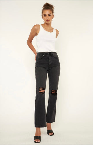 Black High Waisted Denim