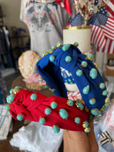 Load image into Gallery viewer, Turquoise Beaded Headbands