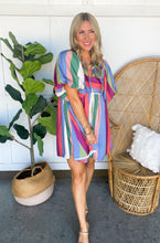 Load image into Gallery viewer, Mable Plum Stripe Dress