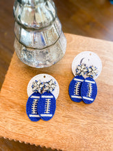 Load image into Gallery viewer, Football Felt Back Earrings