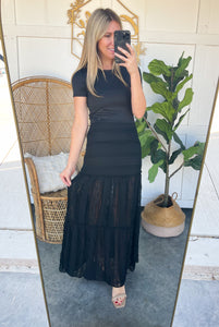 Black Lace Skirt