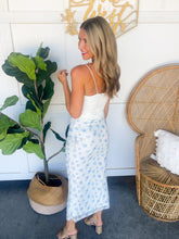 Load image into Gallery viewer, Blue Floral Maxi Skirt