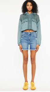 Kan Can Medium Wash Denim Shorts