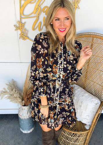 Shelby Fall Floral Dress