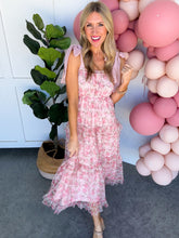 Load image into Gallery viewer, Rainey Pink Floral Dress